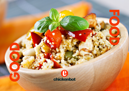 Cous cous con pollo e pomodorini